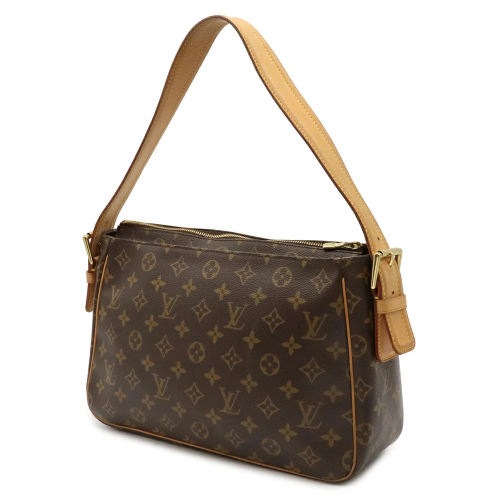 Louis Vuitton Bag Hobo Monogram Shoulder Vivacite Brown
